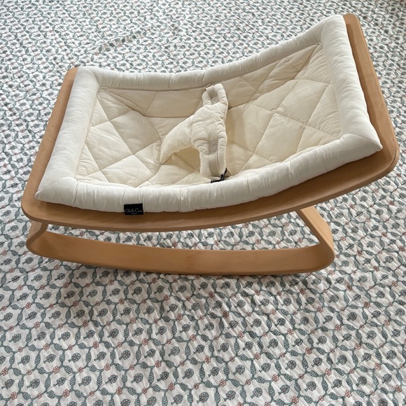 Charlie Crane Cream Baby Rocker - Picture 3 of 4